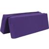 Fonowx Cuscino Bolster Pieghevole Cuscino Allenamento Supporto Multifunzionale Accessori Lavabile Spugna Morbida Adatto per Ginnastica, Viola