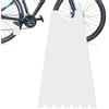 Generico Portabiciclette Pavimento - Cavalletto da Parcheggio per Stalla | Supporto per Bicicletta Portatile Leggero per Bici da Strada per Mountain Bike | Portaruota Portaoggetti per Garage Intern