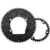 WZUTBCCS Compatibile for Shimano 105 R7000 R8000 110BCD Ultraleggera Doppia Corona 7075 Lega di Alluminio 4-Bolt 9-12 velocità Bici da Strada Corona,Componenti(39-53T 110BCD 2X)