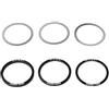 Yhenlovtt Rondella inferiore per bicicletta 24 oltre 29/30 mm Set Bb86/91/92/bb30/pf30 per staffa guarnitura distanziale per 6 di acciaio inossidabile Compat alluminio e lega (30 mm)