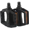 CYRENT Pedali piatti per bici per bambini, filettati da 12 mm e 14 mm, con borchie antiscivolo e piastre riflettenti, progettati per pedalare in sicurezza in ambienti con scarsa illuminazione