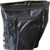Generic Borsa Laterale Doppia da Esterno per Sedile Posteriore, Borsa da Sella, Borsa da Baule, Accessorio per Viaggi E Tempo Libero, Nero