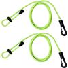 AsrMyjcx Leash Laccetto Elastico Regolabile per Kayak Corda Resistente in Nylon con Gancio PP Adatto per Canoa Pesca Immersioni Ciclismo 120cm