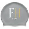 FH Luxe Cuffia da nuoto per adulti in silicone, per capelli corti, antiscivolo, anti-strappo, impermeabile, taglia unica, colori assortiti, unisex, 55 g (azzurro)