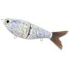Generico Esche da Pesca spigola, Esche da Pesca spigola | in Bianco Non Verniciato Crankbait Multi snodate la alla Trota e alla
