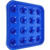 Alipis Vassoio Porta Palline da Biliardo in Plastica Pp Blu Accessorio per Tavolo da Biliardo Finitura Fine Organizza Le Palline Ordinatamente per Sala Giochi