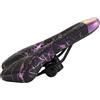 Generico Sella per mountain bike - Sedile stampato in acciaio PU morbido PP 155x275 mm | Comodo cuscino per bicicletta ammortizzante per uso sportivo traspirante su strada