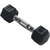 Wswqop Manubrio Ottagonale in Gomma, Attrezzo Fitness, Manubrio in Ghisa con Impugnatura Antiscivolo per Un Allenamento Completo di Tutto Il Corpo, 2 Libbre