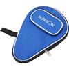 Yhenlovtt Borsa professionale per racchette da ping pong in tessuto Oxford con tre fodere, può contenere 1 pallina da tennis e spugna (blu)