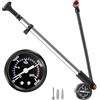 Behogan Pompa ammortizzatore ad alta pressione (Max 300 PSI) ad alta pressione con manometro e pulsante di sfiato, pompa a forchetta 2 in 1, mini pompa ammortizzatore per MTB, forcella per bici da corsa