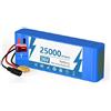 HaiBing 36V 25AH Batteria Ricaricabile E-Bike 10S2P Batteria Bicicletta Elettrica Batteria Impermeabile PVC Per 200W 350W 500W Motore Batteria Scooter Alta Potenza T,36V 25Ah