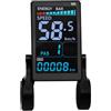 BEAZOOM Elettrico Impermeabile per Bike Display Controller, 24V-72V Schermo LCD a Colori con Comunicazione OMD2, Mostra Velocità Chilometraggio e Livello della Batteria, Nero