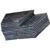 Yhenlovtt E Table Corner X per tavoli da biliardo Tavolo da biliardo Panno Nero Rivestimenti 4 Pack Cuscino in gomma 97 x 46 cm 62 Paraurti 12 (ANGOLO)