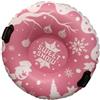 Liqzirtu Vasca da neve per bambini, slitta gonfiabile natalizia, anello ispessito per slitta, passerella all'aperto, piscina, collezione, feste, sport