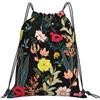 cchgnm Borsa da palestra colorata con stampa floreale bohémien, leggera e pieghevole, borsa multifunzione per sport, yoga, viaggio