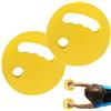 Generic Dischi fitness da piscina, impugnatura ergonomica portatile, per nuoto, aerobica, fitness, per donne, adulti, giovani, adolescenti, principianti, allenamento in piscina