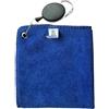 SunsoilGiant Asciugamano per Palline da Golf, Sacchetto per La Pulizia delle Palline da Golf per Uomo E Donna, 30 X 30 Cm, Quadrato con Clip, Panno per La Pulizia, Rosa Rossa