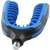 Yhenlovtt Testa di riposo compatibile per pesca alla carpa, filo antiscivolo con la maggior parte delle canne da pesca per 3/8 canne da pesca con supporto elastico Abstprmetal (blu)