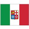 BSSTORE Bandiera Autoadesiva Marina Mercantile Italiana per Barca, Gommone e Hobby Nautici
