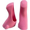Yhenlovtt Per cappe Str2000/str3000/str3030 freno antiscivolo in silicone migliorato per la presa del cambio della bici Sora copertura con leva del cambio e resistenza alle intemperie (rosa)
