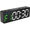 Generic Orologio Timer Portatile per Palestra, Mini Orologio Magnetico per Palestra Casalinga 12/24H da Parete, 8 modalità di Intervallo, Ricaricabile Via USB, Orologio da Boxe per Casa/Palestra/Garage