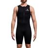TTAO Mute corte da uomo in neoprene 2 mm sport costume da bagno senza maniche zip tuta da surf shorty per immersioni surf nuoto, Nero , XL