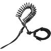 AFDHVTKLDR Corda per Gambe per Paddleboard Guinzaglio da Surf Elastico a Spirale 10 Piedi for tavola Stand up Paddle, Corda for Caviglia for(5.5mm 10ft Leash)