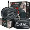 Fincci Bici Camera d'Aria 29x2.10x2.2x2.3x2.35x2.4x2.5x2.6 Pollici - Coppia Cameras d Aria MTB 29 con Valvola Presta 48mm - Camere per Gravel & Elettrica Pieghevole & Mountain & Da Corsa Bicicletta