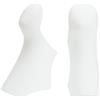 Yhenlovtt Coppia di cappucci per freno e leva del cambio in silicone antiscivolo per bici St2300/3400 con design resistente alle intemperie, 1 impugnatura, 46 g (bianco)