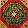 POXZSFX Bussola cinese tradizionale, pezzo d'arte funzionale per appassionati di spiritualità e Per cultura. Realizzata in legno, non conferisce un aspetto senza tempo, ma, 18.5 cm