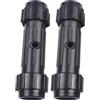 Yhenlovtt Pagaia compatibile filettata per avere remi da barca Plus Binary Pack nero ABS plastica paddle joiner canoa 28 mm connettori con 262