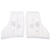 APLVFFZH 2 Copriscarpe Protettivi in Velluto per Pattinaggio Artistico, Bianco-S