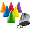 FewNvWa Confezione da 30 Allenamento per Il Calcio, 18 Cm, Attrezzatura per Allenamento Portatile E Leggera.