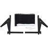 PolyGen Rete da Pong Standard Professionale con Robuste Staffe per Rete da Pong per Intrattenimento Interno/Esterno, Montaggio Rapido con Rete in Nylon da 172 cm