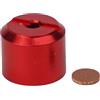 Yhenlovtt Dado rotante in metallo per bobine di tamburo Plus per diametro, parte di ricambio compatibile con bobina Moon Pin Inner Daiwa da 8 mm (rosso)