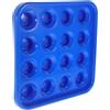 UTHCLO Vassoio Portapalle da Biliardo in Plastica Pp Resistente per Palline di Biliardo Americano Stabile e Pratico per Tavoli da Piscina e Snooker Colore Blu