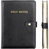 Generic Diario del Golf con monitoraggio dei progressi - Registro 'Esecuzione Colpi, diario Putting Leggero da 80 g, metrico delle Prestazioni Fairway, cancelleria Copertina in Pelle Sintetica |