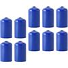 SunsoilGiant Set da 10 Pezzi di Copripunta per Stecca da Snooker, Copripunta in Gomma per Stecca da Biliardo, Copripunta per Stecca da Biliardo per Stecche da, Blu 12mm