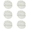 Qianly 6 Palline Piatte da Golf, Strumento di Apprendimento per La Pratica dello Swing, Palline Piatte da Golf, Dischi da Allenamento per Il Campo Pratica, P