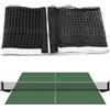KIRVOS Rete da Ping Pong Poliestere, Rete Sostitutiva per Ping Pong Portatile 180x14 cm Dimensioni Standard, per Interni ed Esterni - Rete Universale per Tutti i Tavoli da Ping Pong, Nero