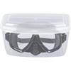 Generisch Scatola per occhiali da nuoto, custodia per occhiali da immersione, custodia protettiva per occhiali, grande contenitore antigraffio, organizer per immersioni da viaggio per snorkeling, viaggi, gite
