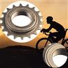 Yhenlovtt Pignone elettrico di velocità per biciclette per veicoli 12t/14t/16t/18t 34 mm ruota libera ingranaggio compatibile con singola velocità singola filettatura in acciaio I (16T)