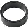 Yhenlovtt Set di distanziali per stelo della bicicletta, 5 mm/10 mm/15 mm/20 mm, in alluminio, per forcella da 286 mm, con distanziatore in lega e compatibile con altezze montane (nero)