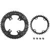 WZUTBCCS Compatibile for Shimano 105 R7100 Ultegra R8100 Dura-Ace R9200 Di2 110BCD Doppia Corona Rotonda for Bici da Strada,Componenti(Round 55-40T)