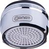 Cornat Aeratore M24 x 1 AG - risparmio d'acqua fino all'80% - con guarnizione - adatto per rubinetti comuni - argento - in ottone/aeratore/ugello miscelatore / TECWS402
