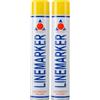 Aerosol Solutions 0900 Line Marker Giallo Spray Vernice 750ml (Confezione da 2)
