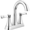 Delta Faucet Esato Centerset Bathroom Rubinetto Cromo, Bathroom Sink Faucet, Bathroom Sink Faucet, Drain Assembly Included, Cromo 25897LF