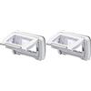 GEWISS - GW22453 Placca Stagna, Autoportante, 3 Posti, Grigio Ral 7035, System (Confezione da 2)