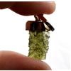 Moldavite - 9.5 Carati - Pendente Tektite - Repubblica Ceca - Argento 925
