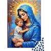 CTJQHVKZ Puzzle in Cartone Riciclato Madonna con Bambino: Arte Madonna con Bambino per Adulti e Ragazzi dagli 12 Anni Ottimo Regalo 52x38cm/1000 pezzi